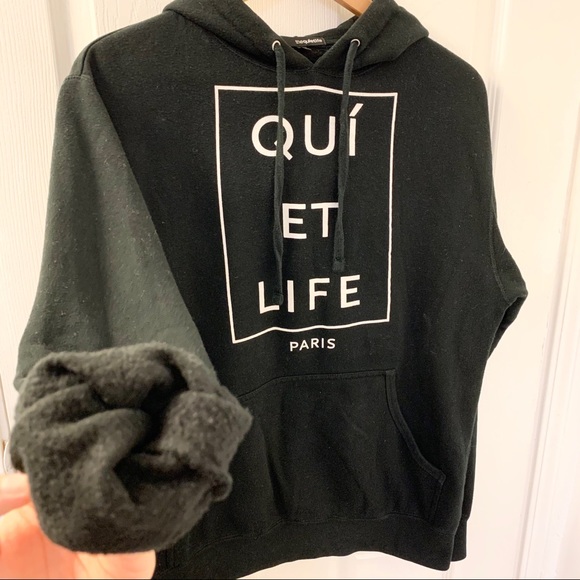 Quiet Life Paris Black Hoodie Sweatshirt - Picture 6 of 6